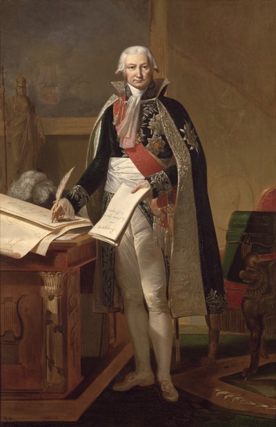Jean-Baptiste de Nompere de Champagny (1756-1834) Duke of Cadore, after a painting by Theodore Rousseau (1812-67) commissioned in 1853 by Antoine Ansiaux